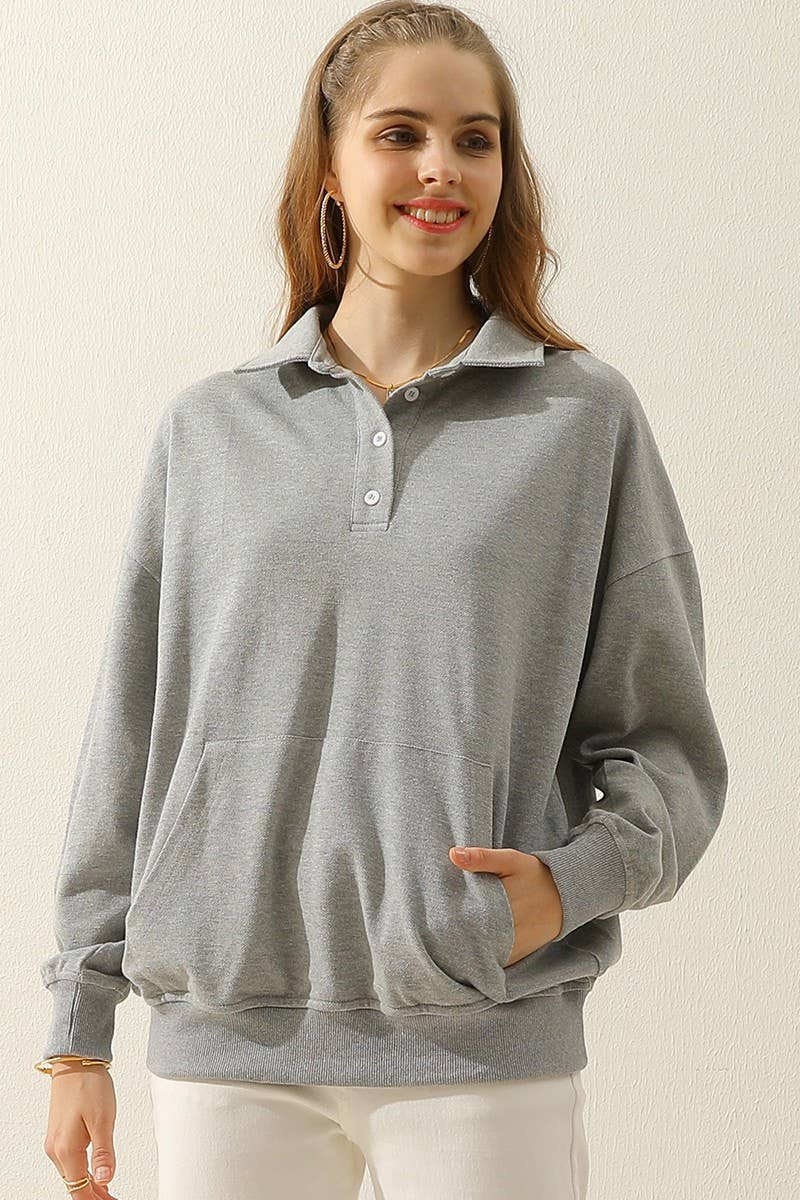 CWOSWL1834_BOTTON COLLAR COTTON PIQUE POLO SHIRTS