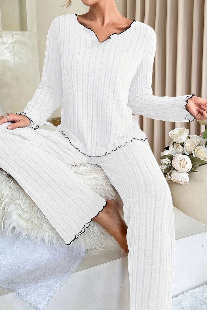 CWSTB1332_LONG-SLEEVED T-SHIRT AND TROUSERS TWO-PIECE SUIT