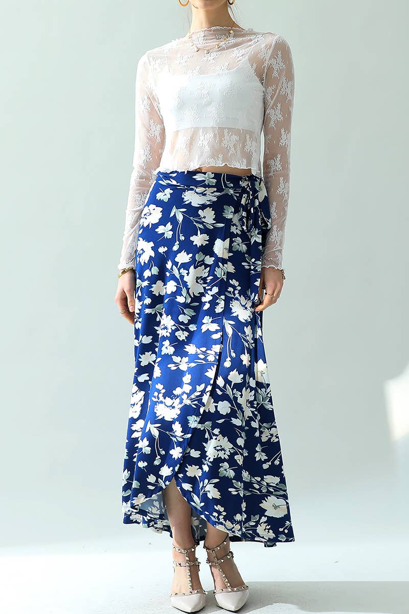 CWBLS117-P_High Waisted Maxi Wrap Skirts with Slit