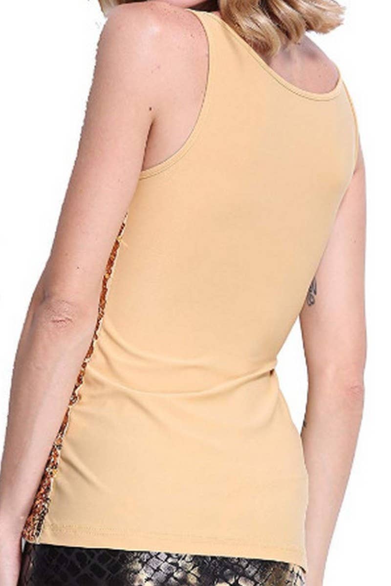 CWTBLSL0859_SHINY SEQUIN EMBELLISHED SPARKLE TANK TOP