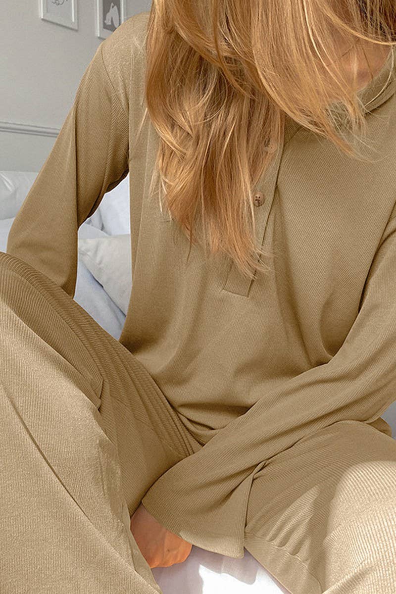 CWSPJ0290_LONG-SLEEVED TROUSERS PAJAMAS HOME WEAR SET