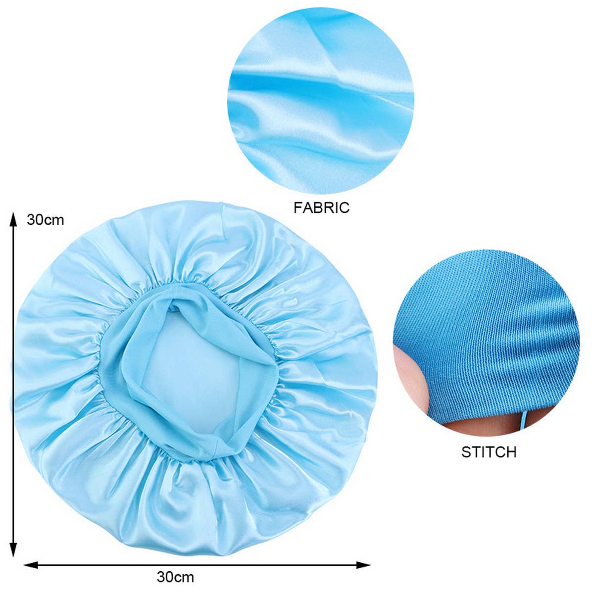 NEW WIDE-BRIMMED NIGHTCAP WITH HEADBAND_CWAH1486