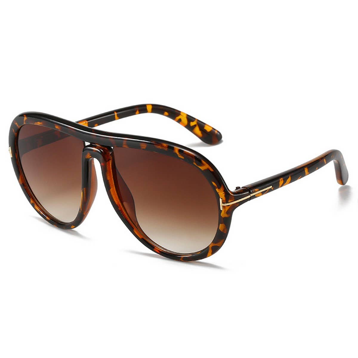 T-SHAPED SUNGLASSES RETRO LARGE FRAME SUNGLASSES