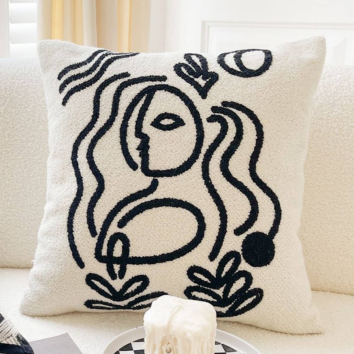 Nordic Pillow Cover with Insert for Sofa/Bed_CWMM7695