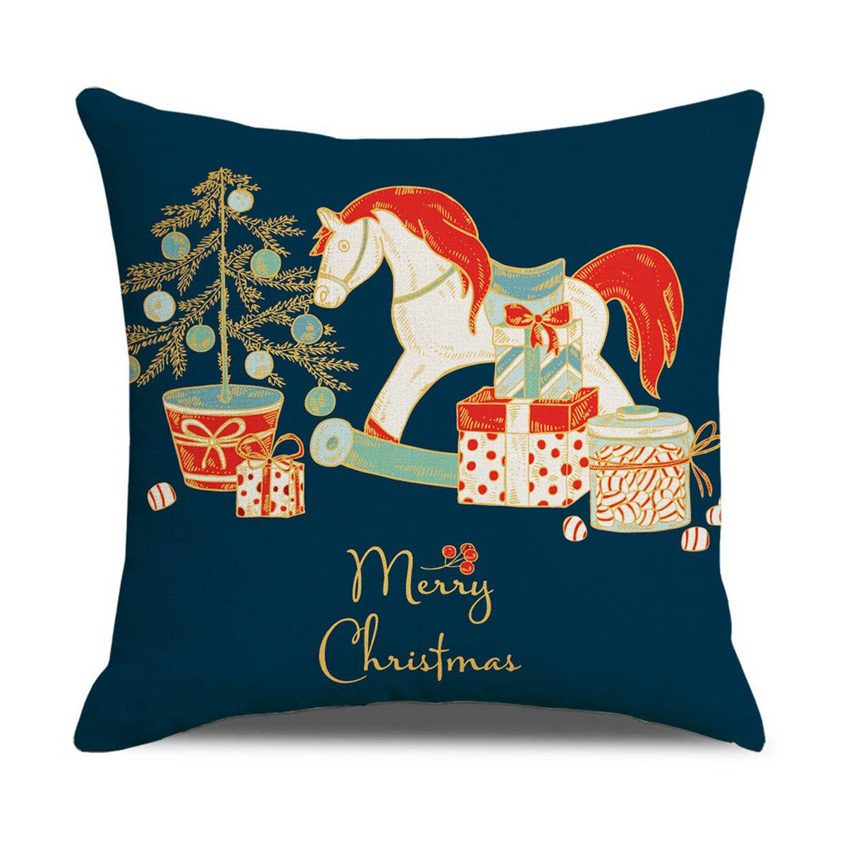 FASHIONABLE PRINTED COLORFUL PILLOWCASE
