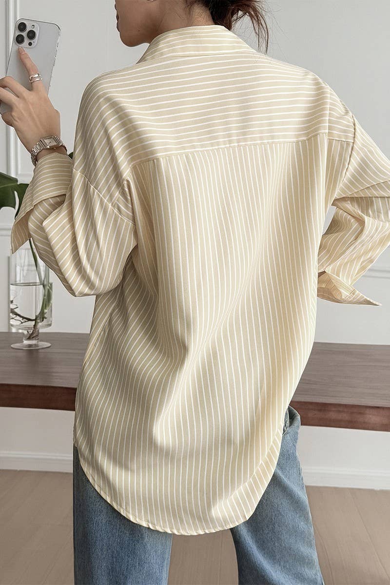 CWTSTL01003_CASUAL VACATION STRIPED LONG SLEEVE SHIRT