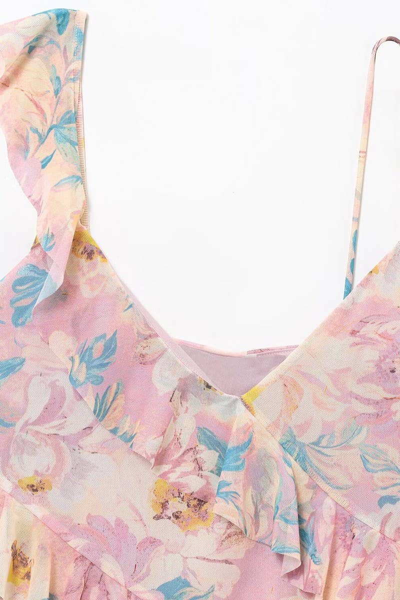 CWTTSL0357_LAYERED EMBELLISHED PRINTED TULLE CAMISOLE TOP