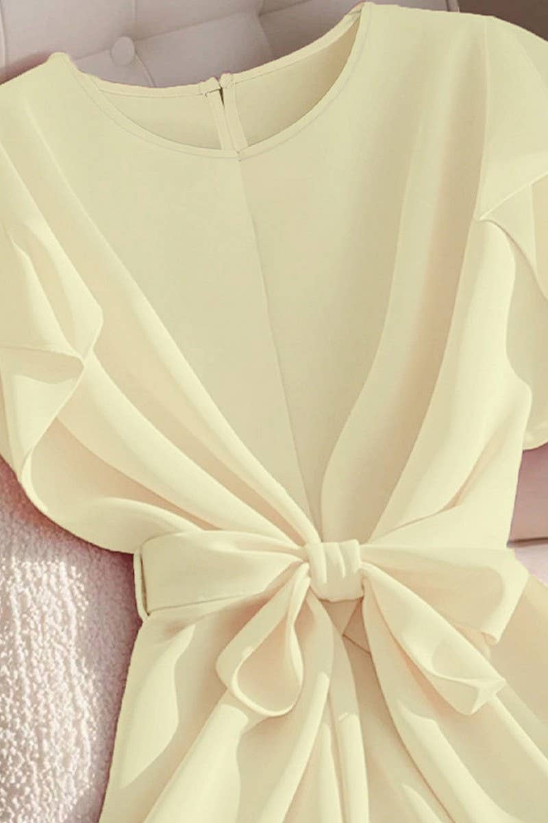 CWTBLSL0960_SUMMER TEMPERAMENT SHORT SLEEVE THIN SHIRT