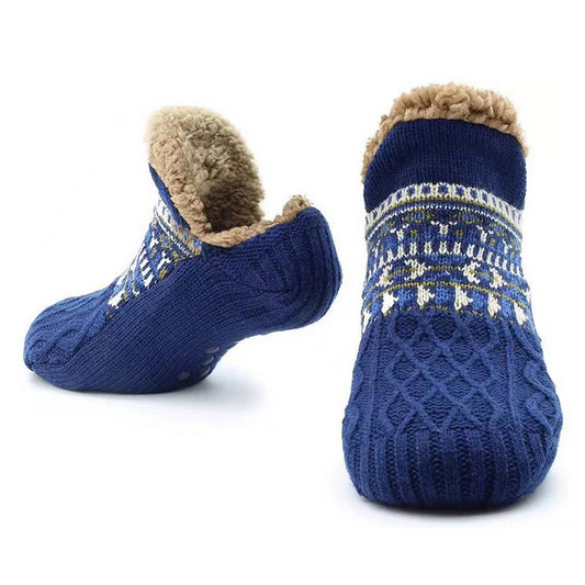 NON-SLIP WARM PLUSH INDOOR SLIPPERS_CWMS0703