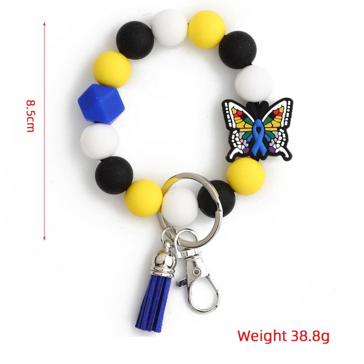 NEW ARRIVAL CARTOON ELK BUTTERFLY KEYCHAIN