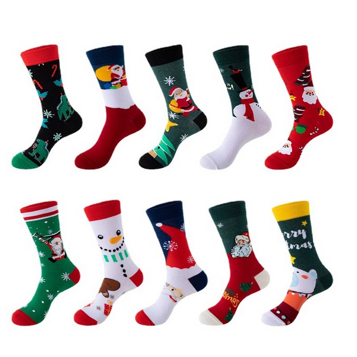 CWMS0828_Christmas Snowmen Fashion Socks