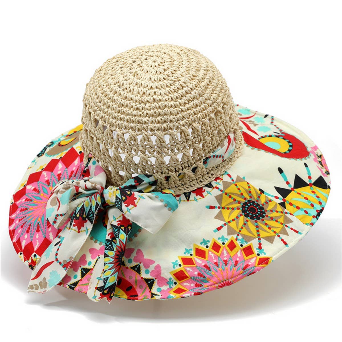 BOHEMIAN STYLE BEACH SUN HAT_CWAH1452