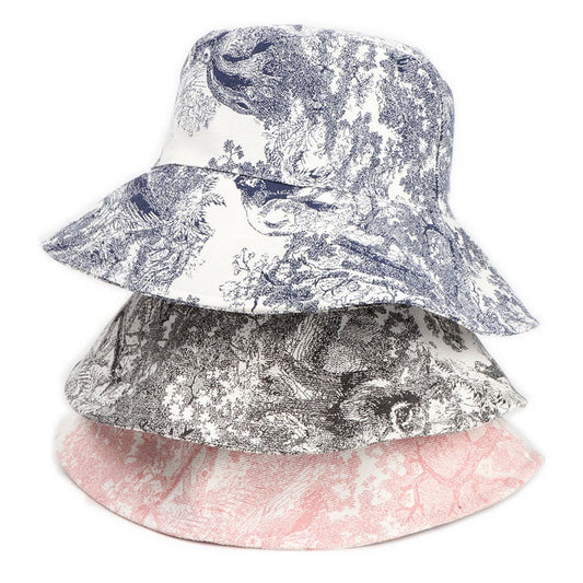 CWAH3276_NEW INK PAINTING FASHION TIE-DYE BUCKET HAT