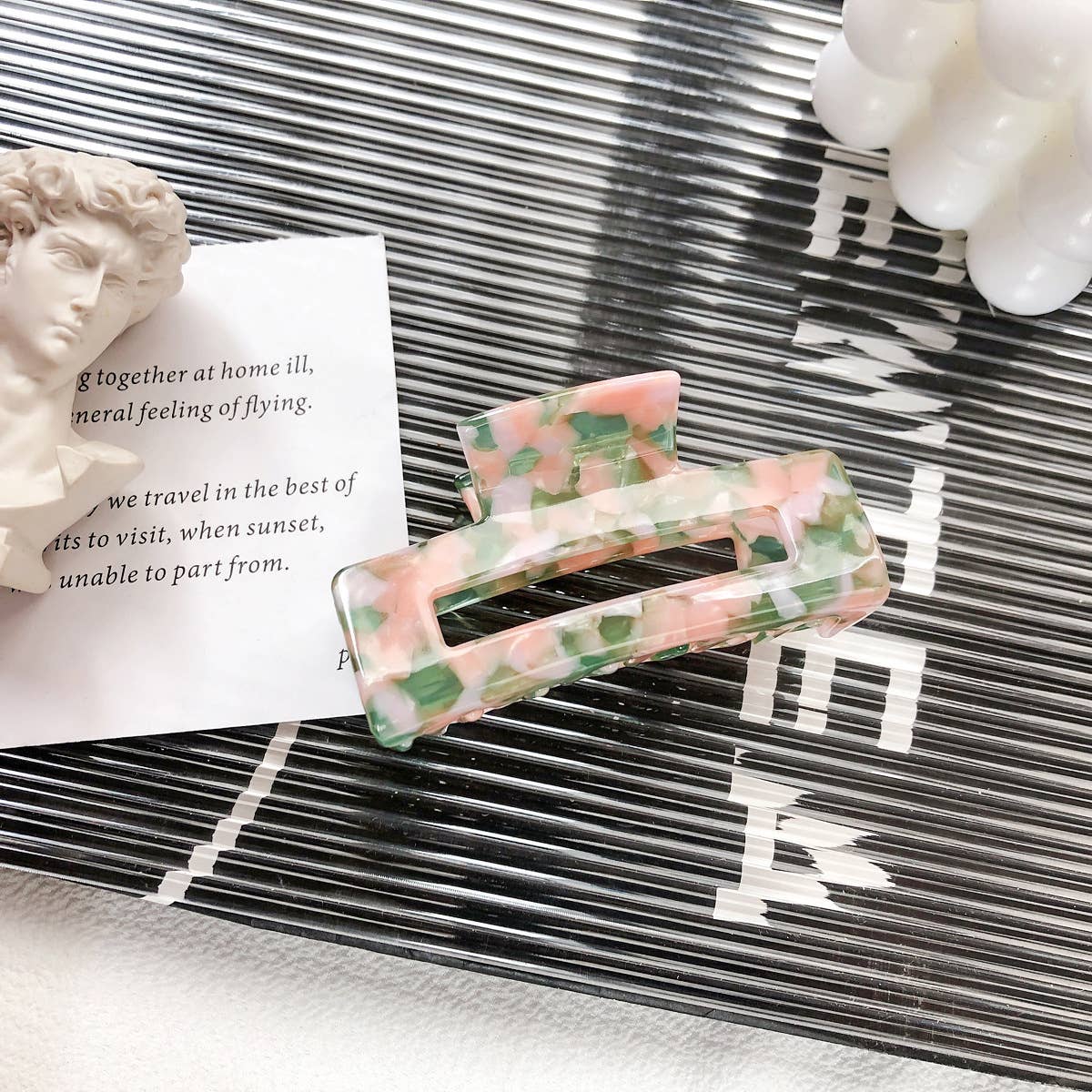 Elegant square and high-end grip clip