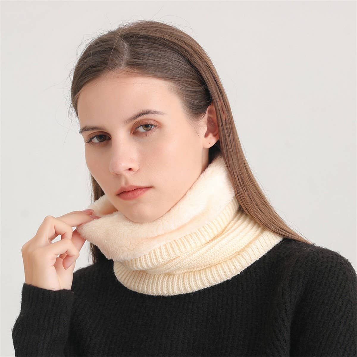 NEW SOLID COLOR WINTER WARM THICK NECK GAITER_CWASC1046