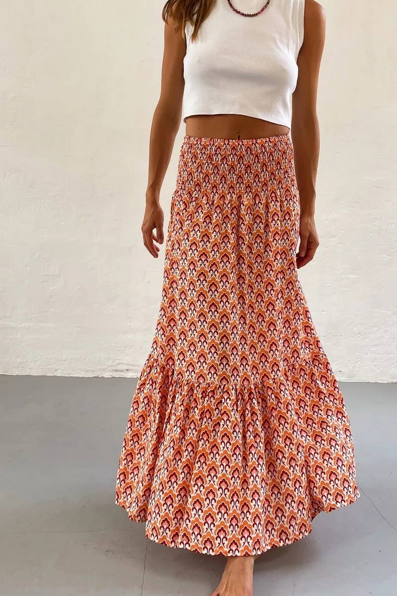 CWBLS0564_NEW SUMMER HOLIDAY STYLE SWING SKIRT