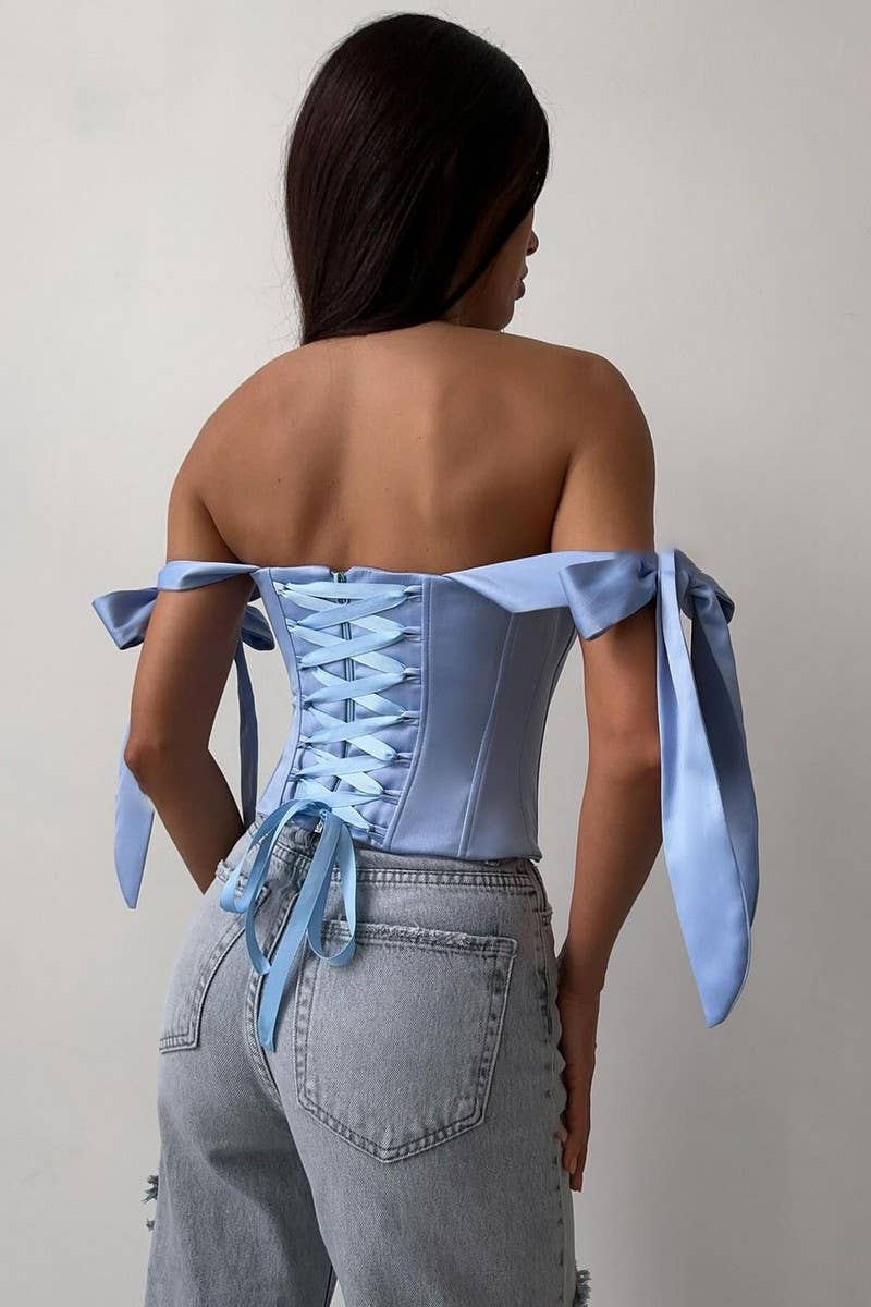 CWTTT0034_BACKLESS STRAPPY IRREGULAR HERRINGBONE TUBE TOP