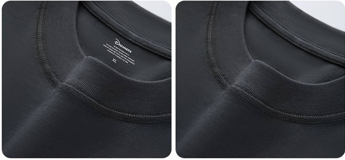 CWTTS0929_COLOR CONTRASTING CASUAL UNISEX T SHIRT