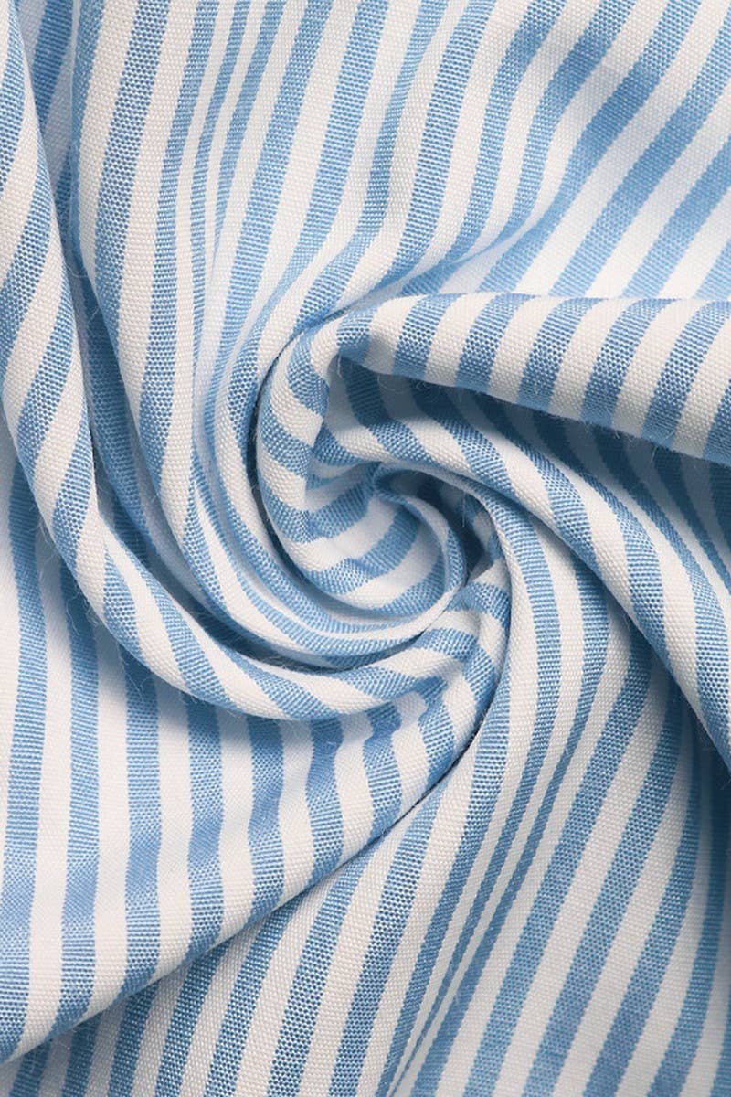 CWBLP1939_CASUAL HIGH-WAIST POCKET STRIPE PANTS