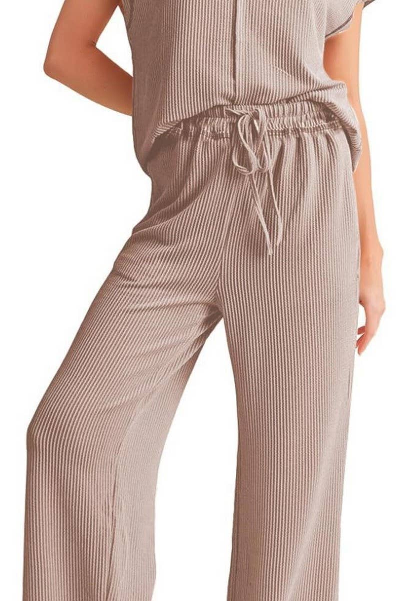 CWSTB2104_SOLID SHORT SLEEVE AND PANTS LOUNGE SET