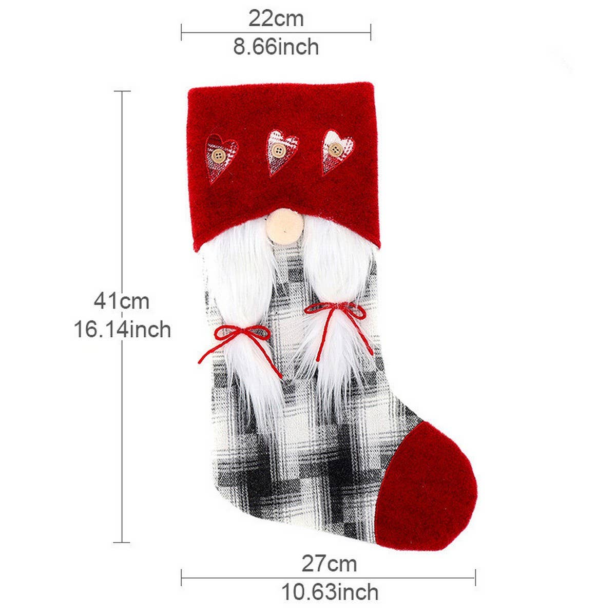 CWMS0924_Christmas Socks Rudolph Gift Goodie Bag