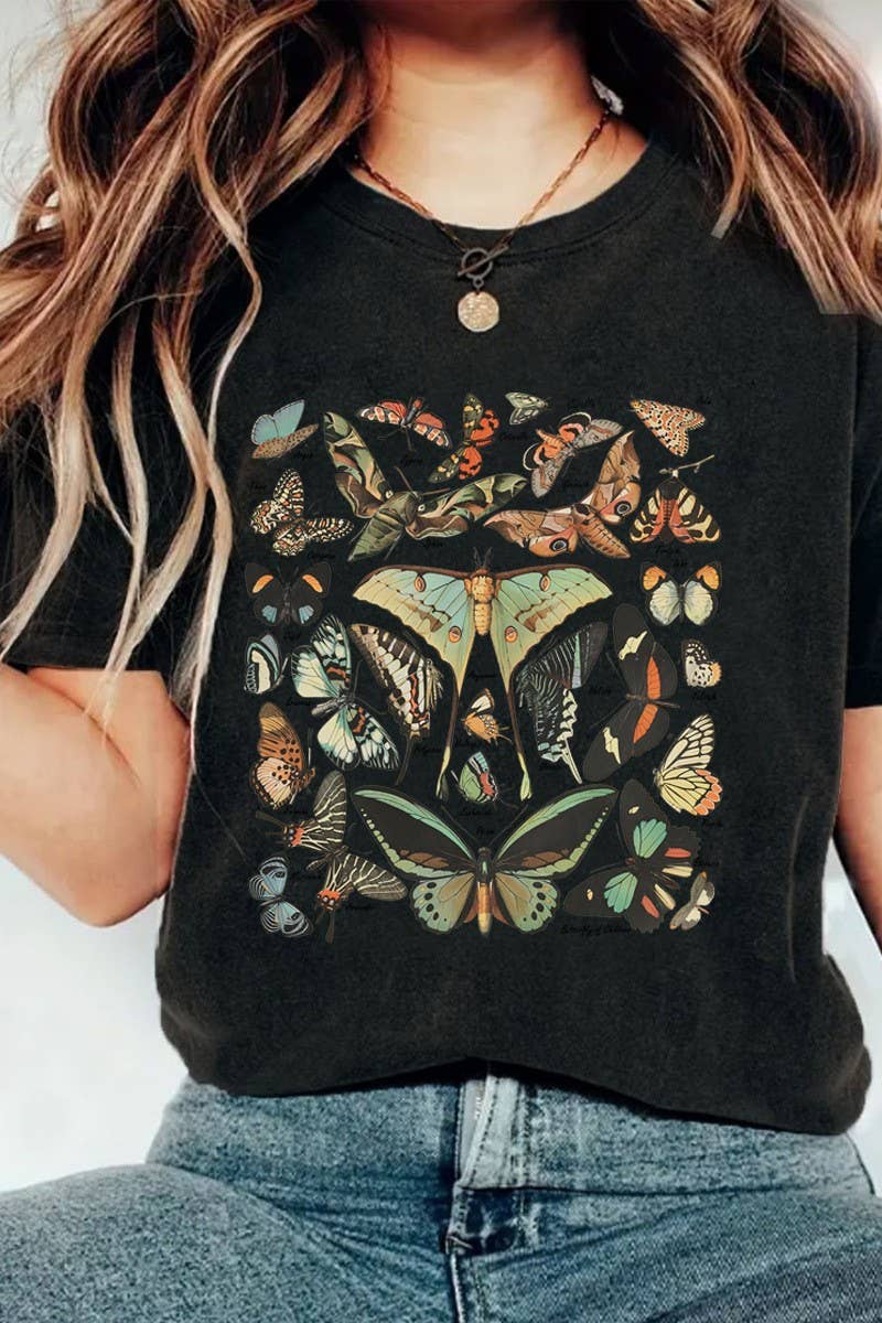 CWTTS1131_ROUND NECK GRAPHIC PRINT SHORT SLEEVE T-SHIRT