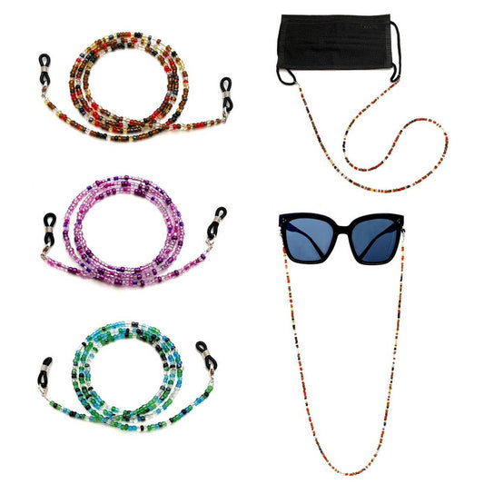 HANDMADE BEADED ANTI-SLIP GLASSES LANYARD