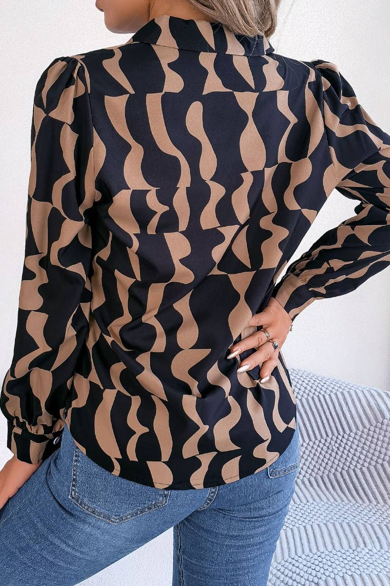 CWTDSL0083_COMMUTER COLOR SUIT COLLAR LONG-SLEEVED SHIRT