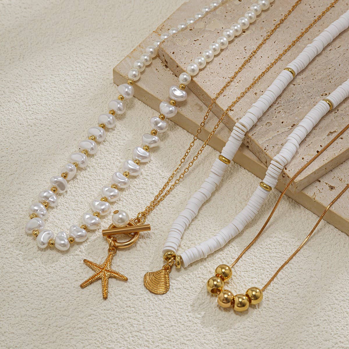 NICHE ALLOY IRREGULAR MULTI-LAYER CLAVICLE CHAIN_CWMM3141