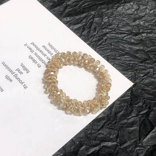 Cute Crystal Vintage Hair Tie Sweet Ponytail Band