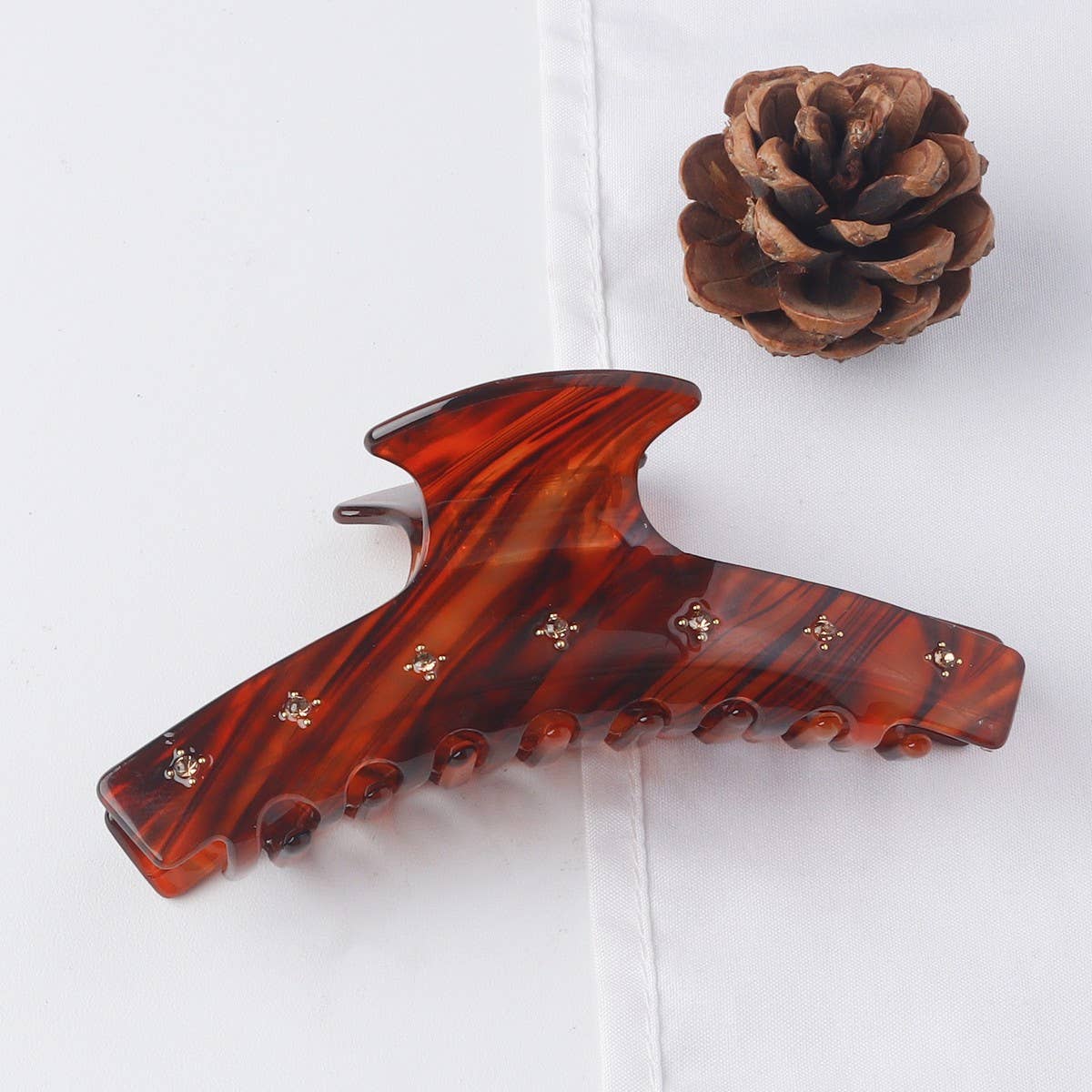 CWAHA1411_MARBLE LARGE HAIR CLAW CLIP