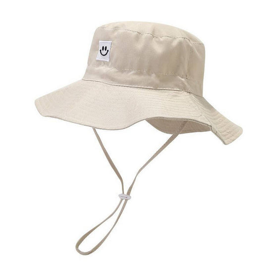 Kids Smiley Face Quick-Dry Sun Hat for Summer_CWAH3785