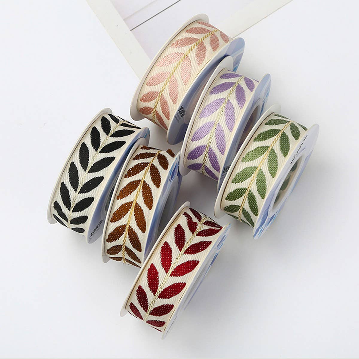 LEAF EMBROIDERY RIBBON EDGING RIBBON RIBBON
