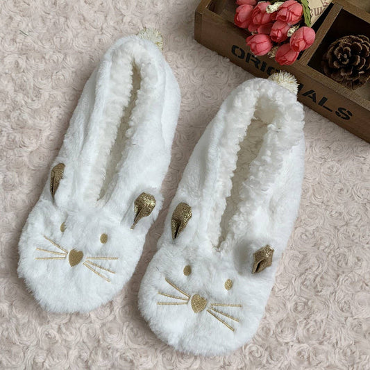 WOMEN'S CARTOON FLOOR SOCKS NON-SLIP WARM SOCKS