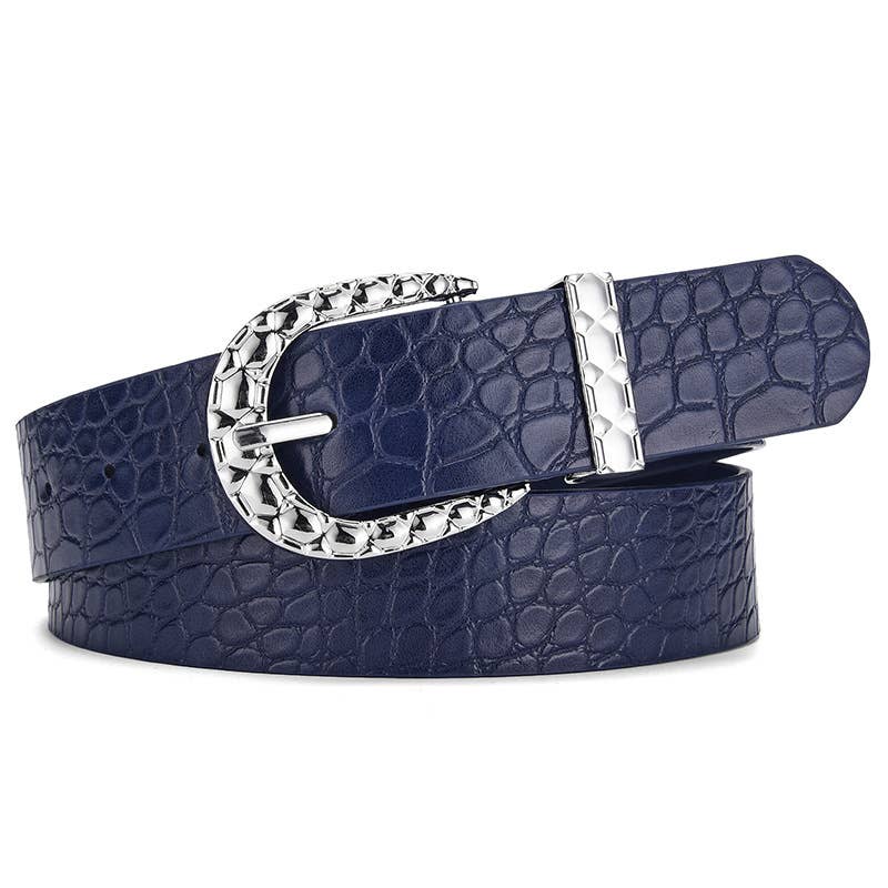 Oval buckle fashionable version trendy belt