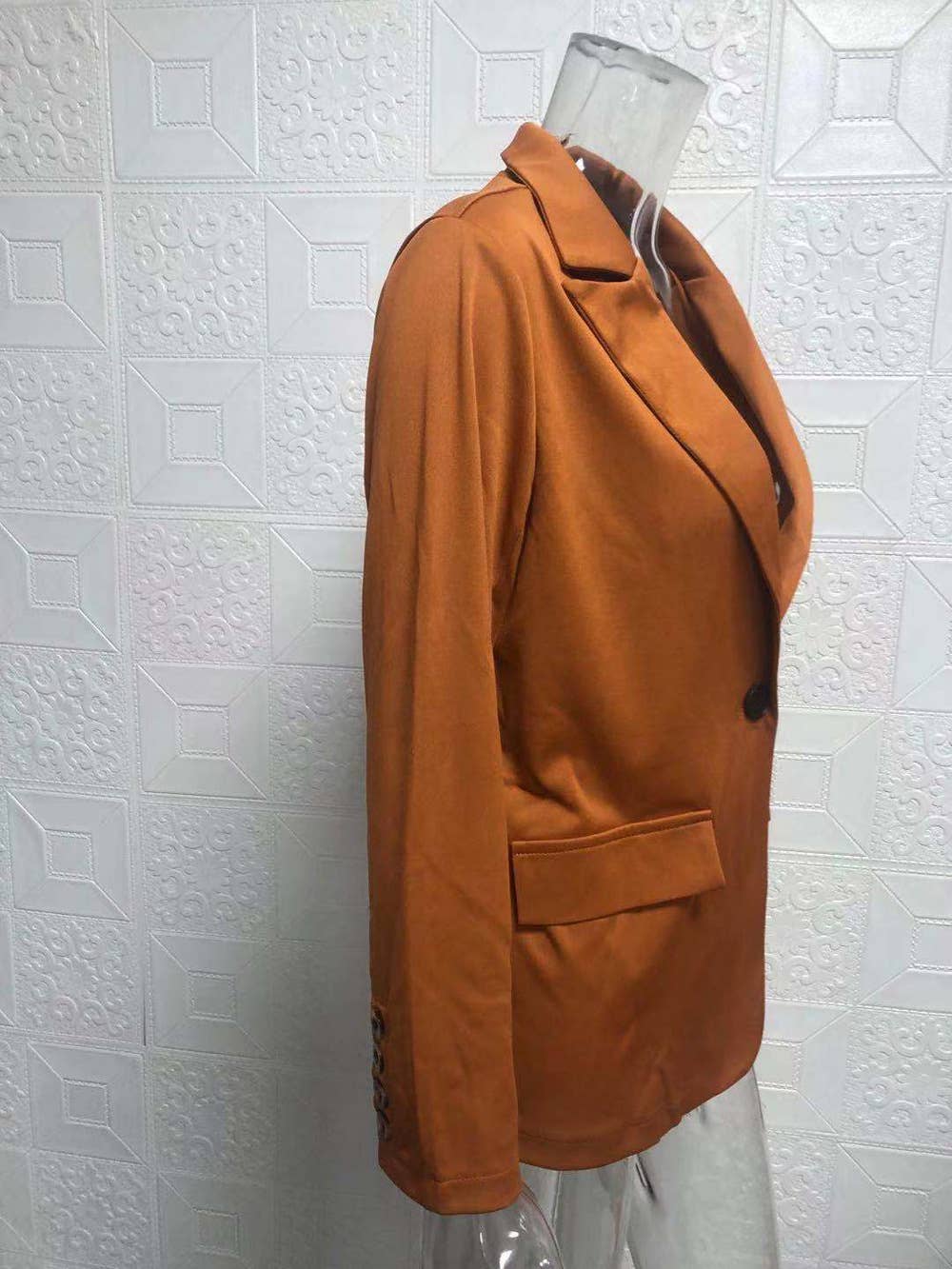 Chic Lapel Blazer and Pants Set for Women