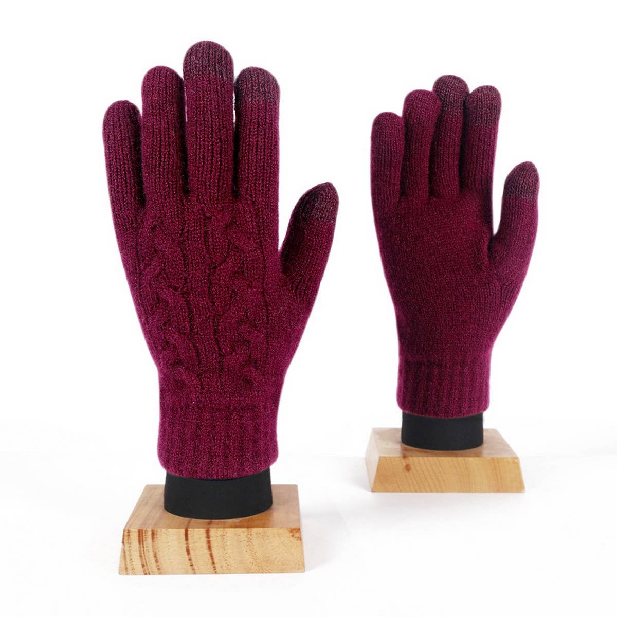 WINTER WOMEN'S WARM TOUCH SCREEN KNITTED GLOVES