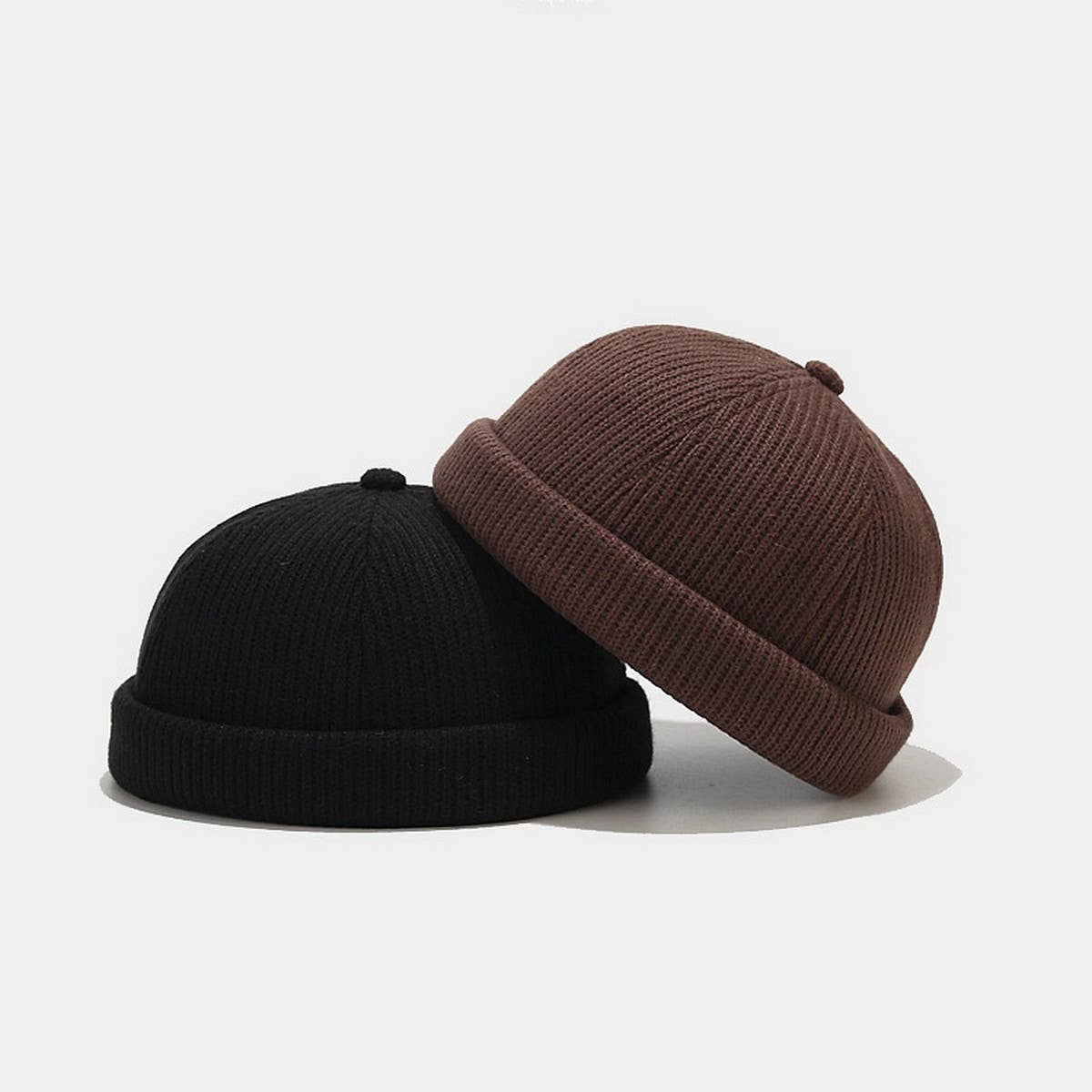 CWAH3167_OUTDOOR ALL-MATCH ROUND TOP KNITTED BERET