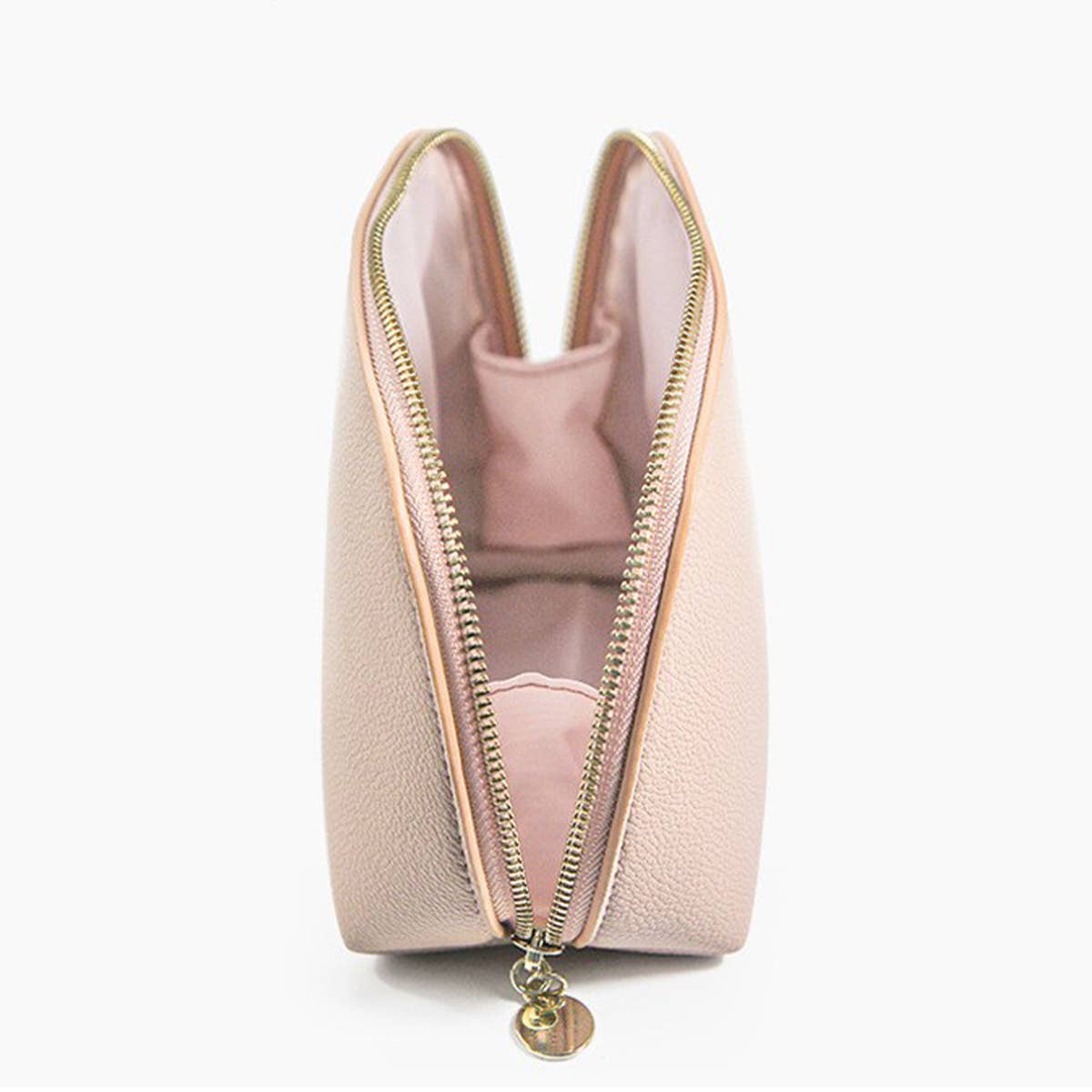 TRAVEL PORTABLE SOLID COLOR SHELL COSMETIC BAG_CWAB1098
