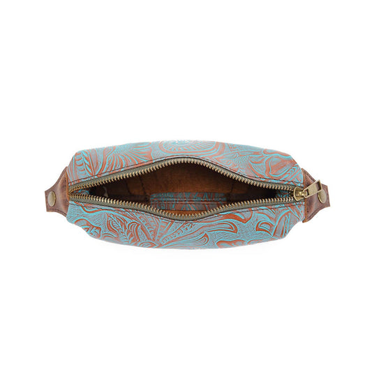 VINTAGE EMBOSSED BOHEMIAN CLUTCH WALLET_CWAB2590