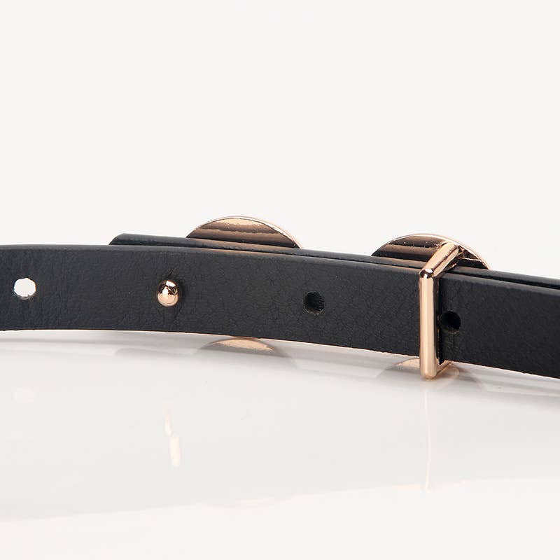 Alloy buckle versatile dress west decorative belt