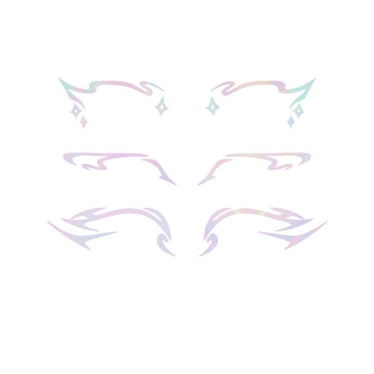 3D Laser Eye Makeup Tattoo Stickers Waterproof_CWMM8358