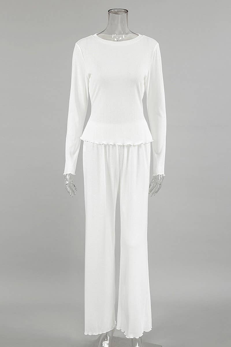 CWSPJ00526_KNIT HEART PAJAMA SET WOMEN 2 PIECE LOUNGEWEAR