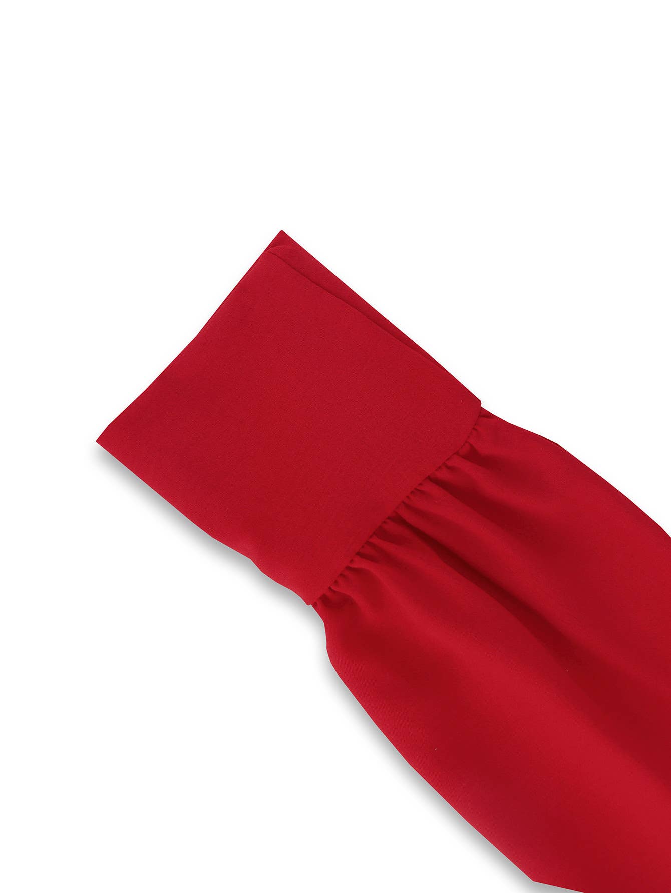 Elegant Pleated V-Neck Long Sleeve Bodycon Dress