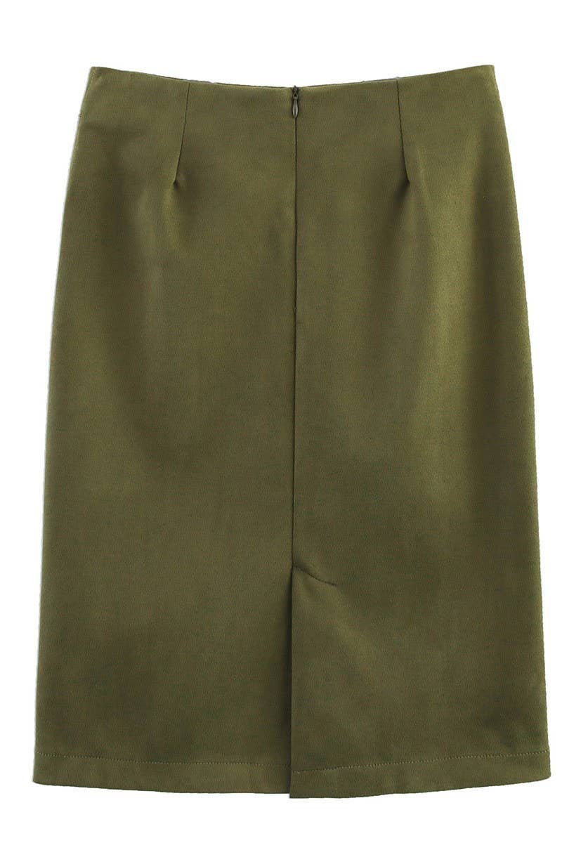 CWSBSL0163_SUEDE JACKET + SKIRT + SHORTS SET