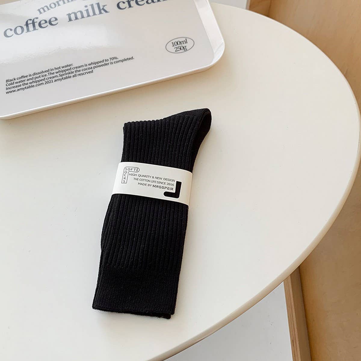 CWMS2495_SPRING AND SUMMER MACARON COLOR SOCKS