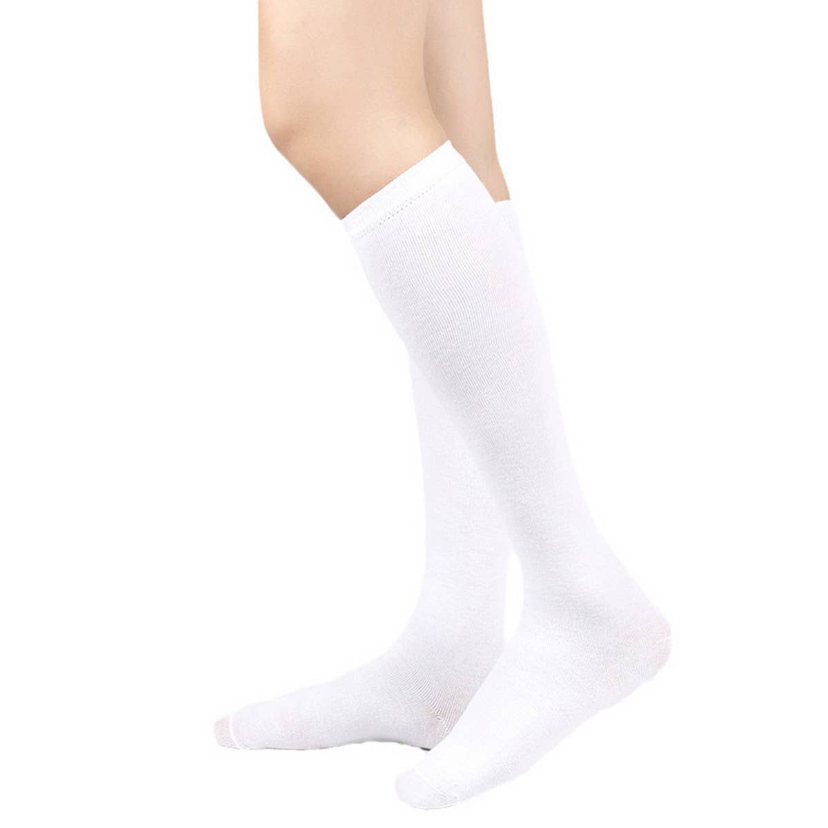 CWMS02670_STRIPED KNEE HIGH SOCKS WOMEN GIRL STYLE