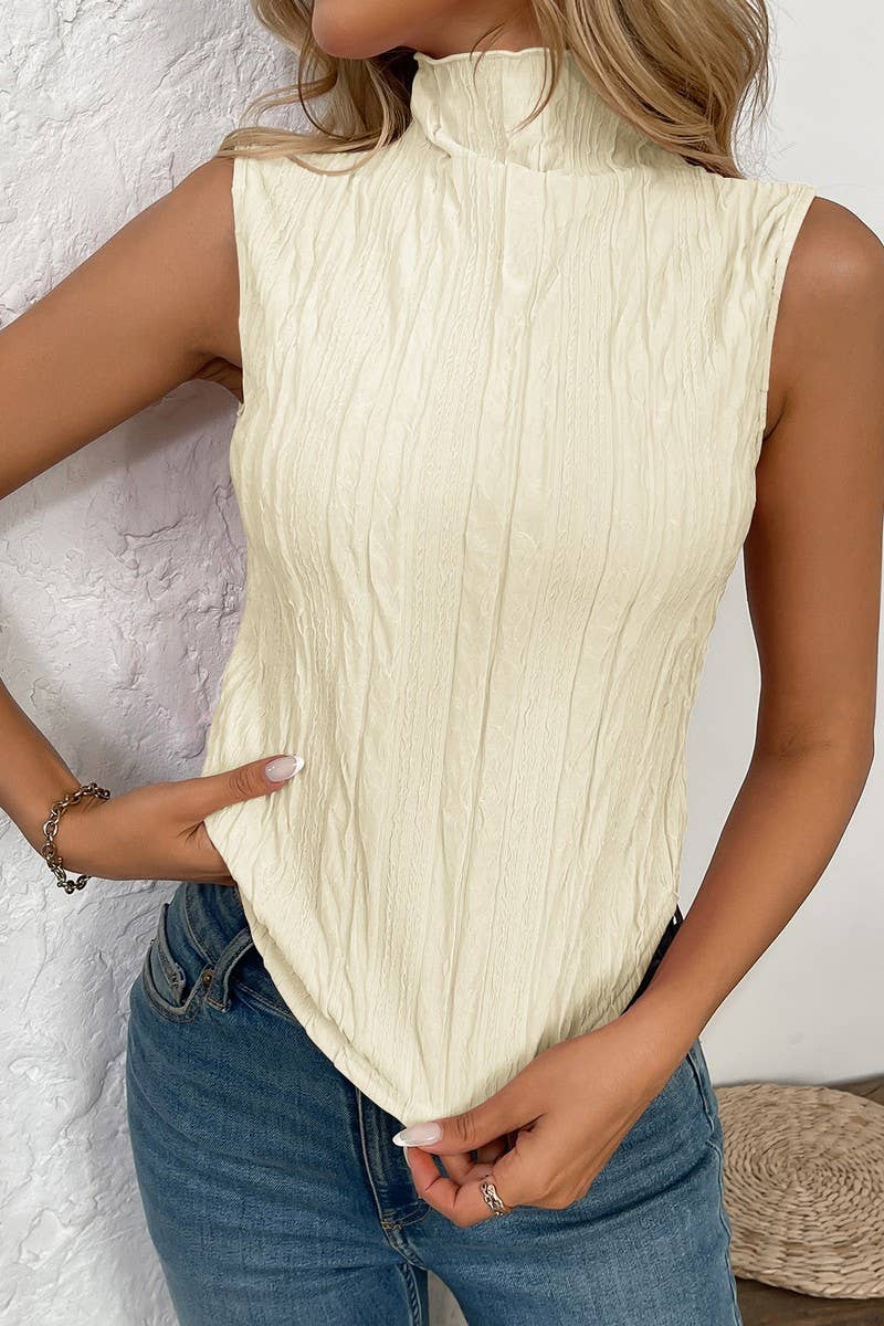 CWTTSL0326_SUMMER SEXY SLEEVELESS SHORT WOMEN'S VEST