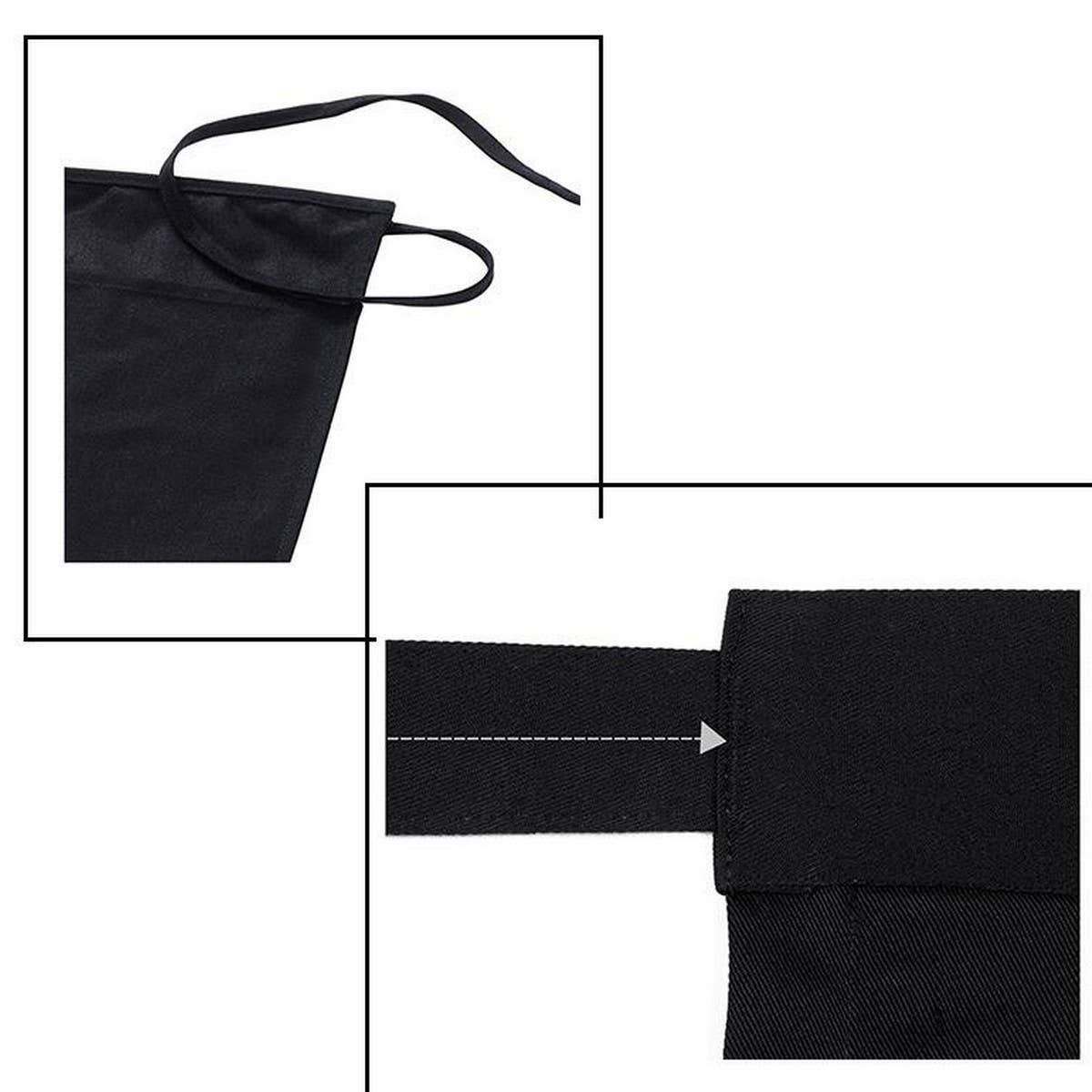 CWAB3992_WATERPROOF OIL-PROOF HALF-LENGTH WORK APRON