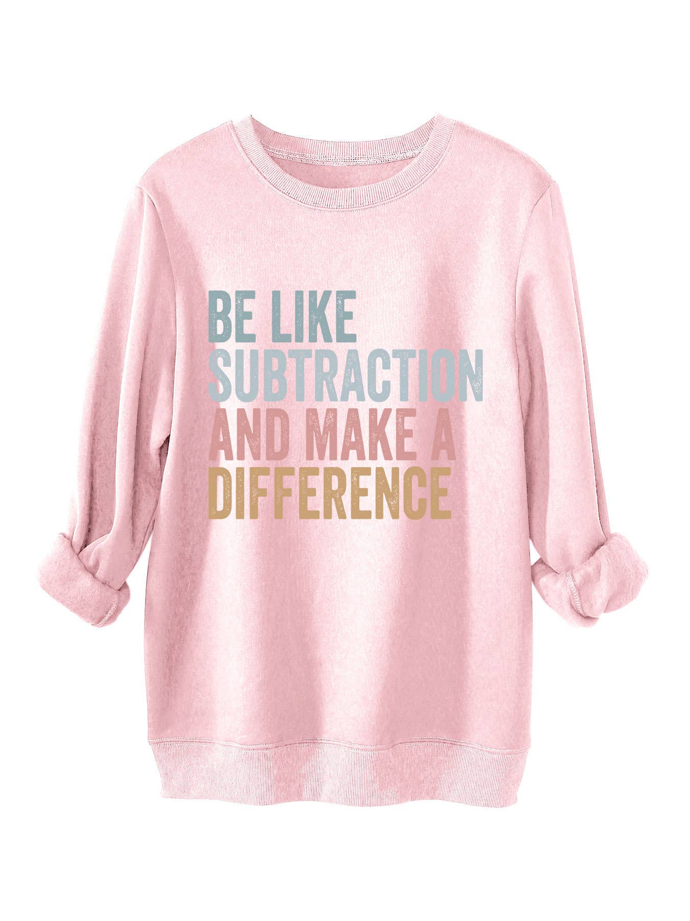 Be like subtraction printed thickened hoodie